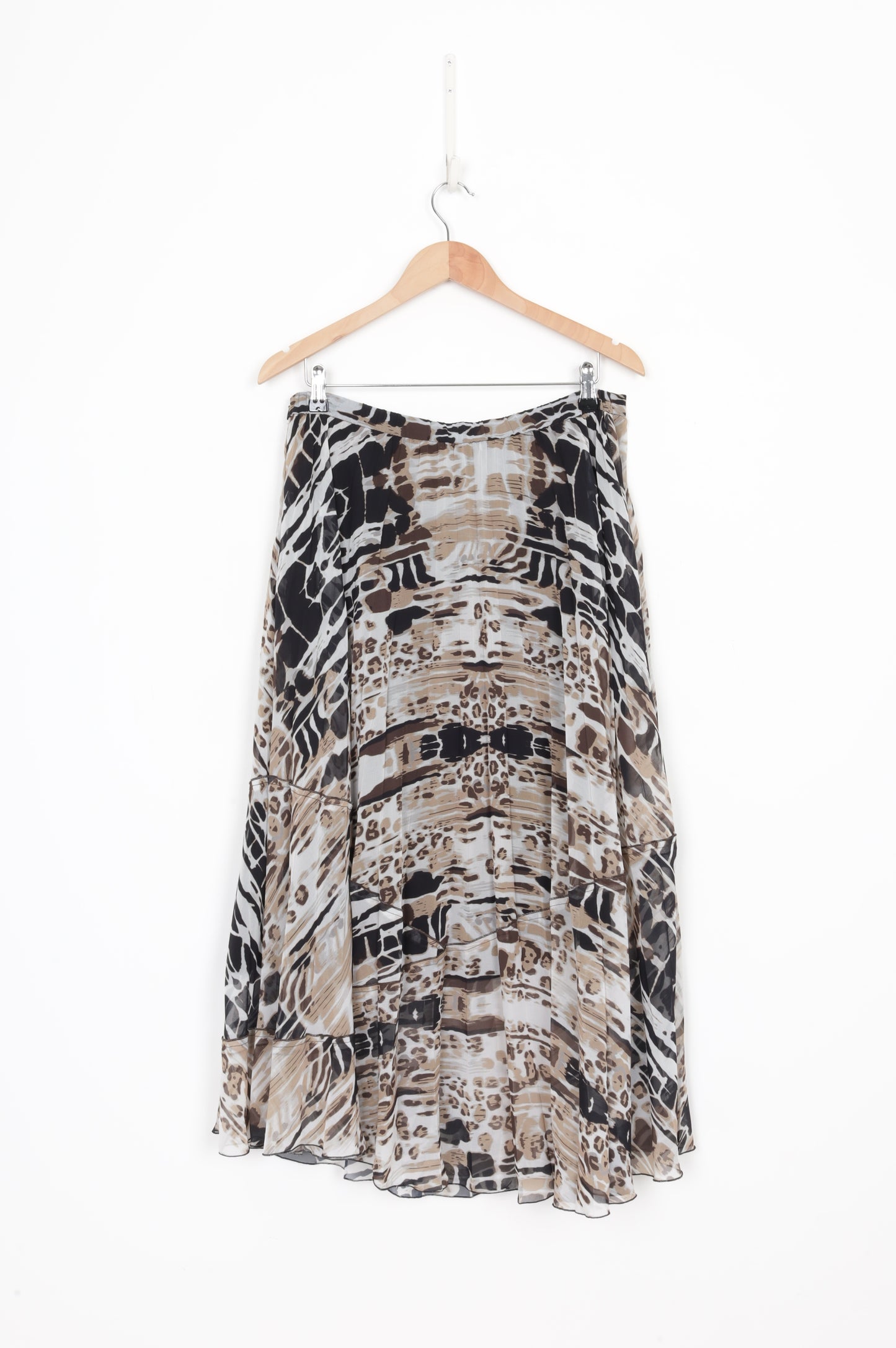 Paula Ryan Womens Grey Skirt Size XL