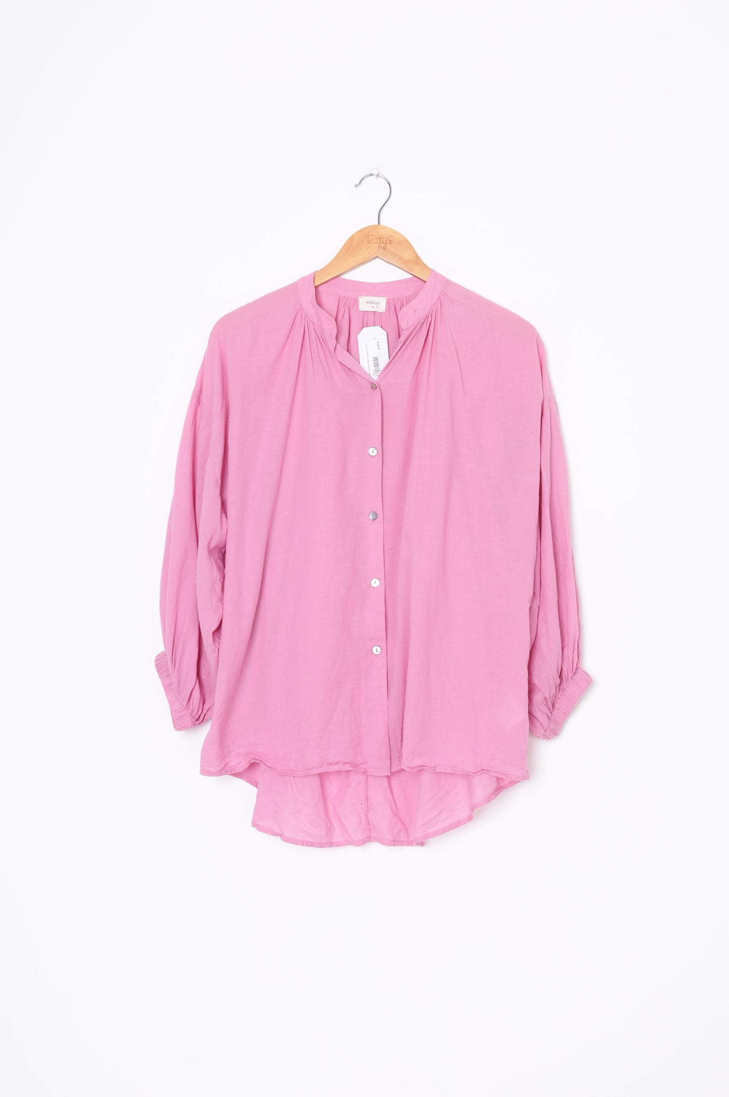 Mahsa Womens Pink Sweatshirt Size XS