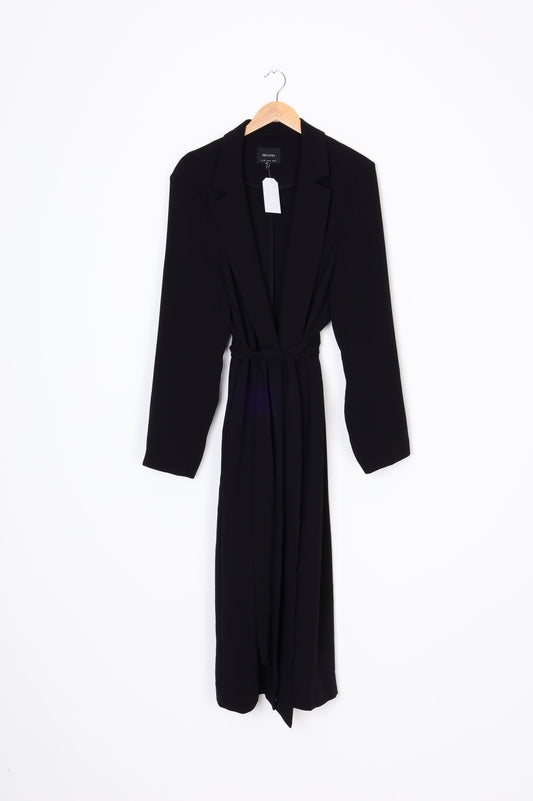 Decjuba Womens Black Coat Size 20