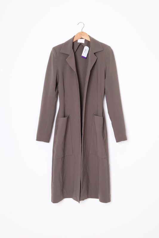 Paris Georgia Womens Khaki Coat Size S