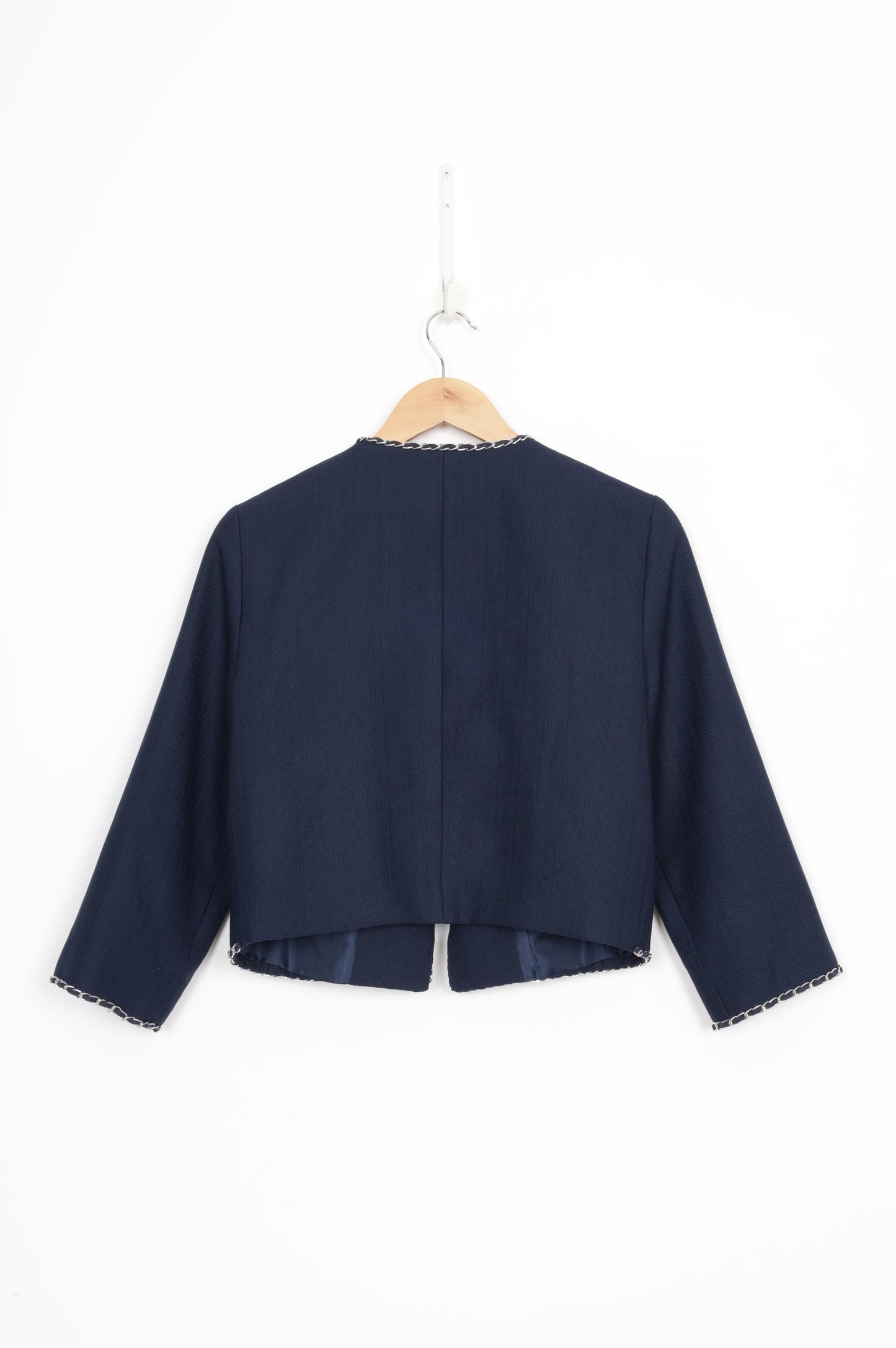 Karl Lagerfeld Womens Blue Jacket Size M