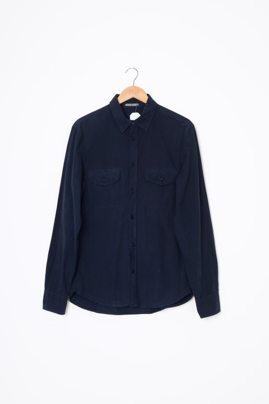 Workshop Mens Blue Shirt Size M