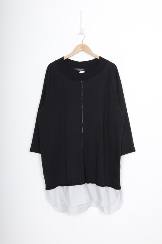 Succhi Collection by Susie Holland Womens Black Sweatshirt Size XL