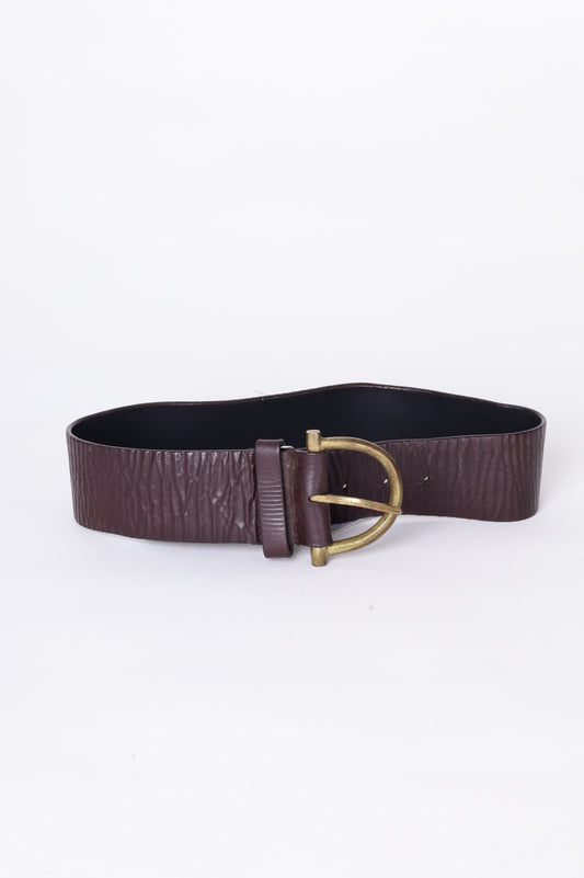 Moochi Womens Brown Belt Size S