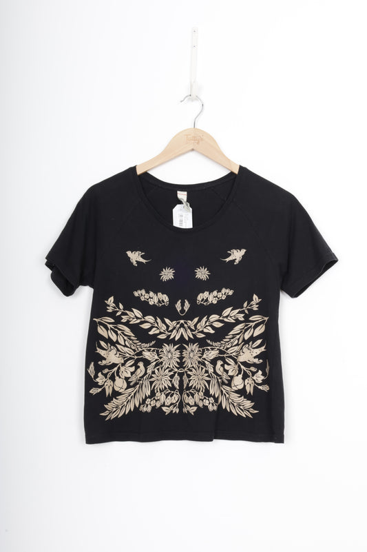 Sylvester by Kate Sylvester Womens Black T-shirt Size XS