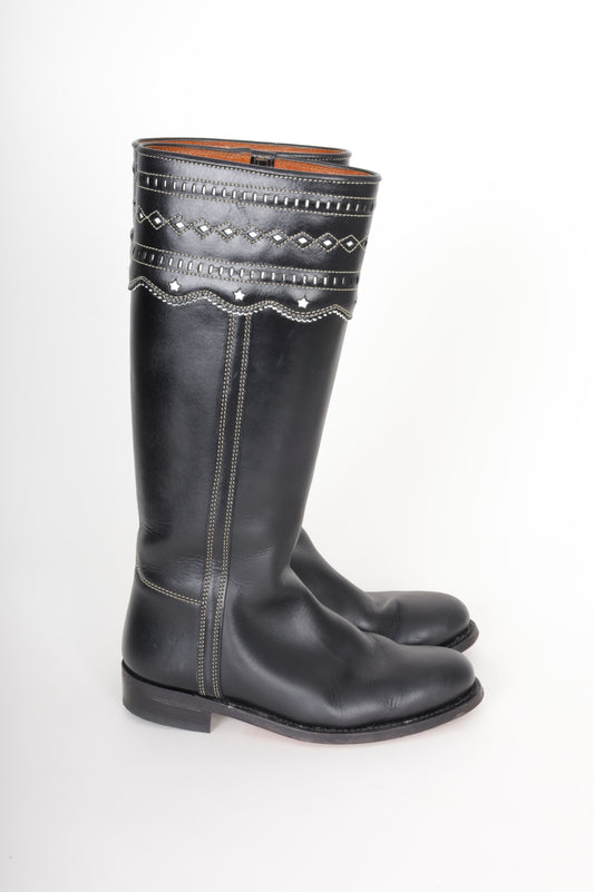 Penelope Chilvers Womens Black Boots  Size EU 37