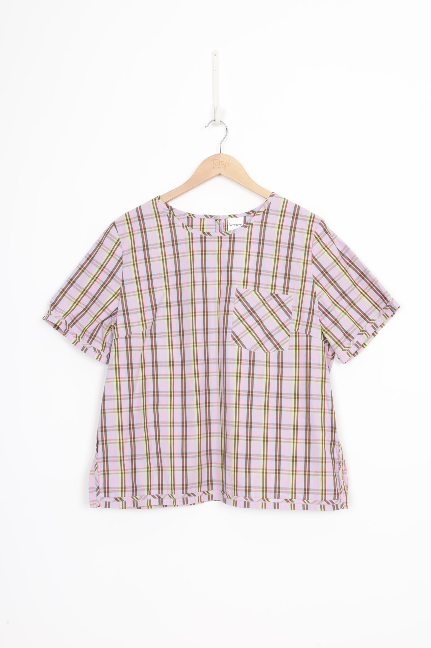 Kowtow Womens Pink T-shirt Size XL