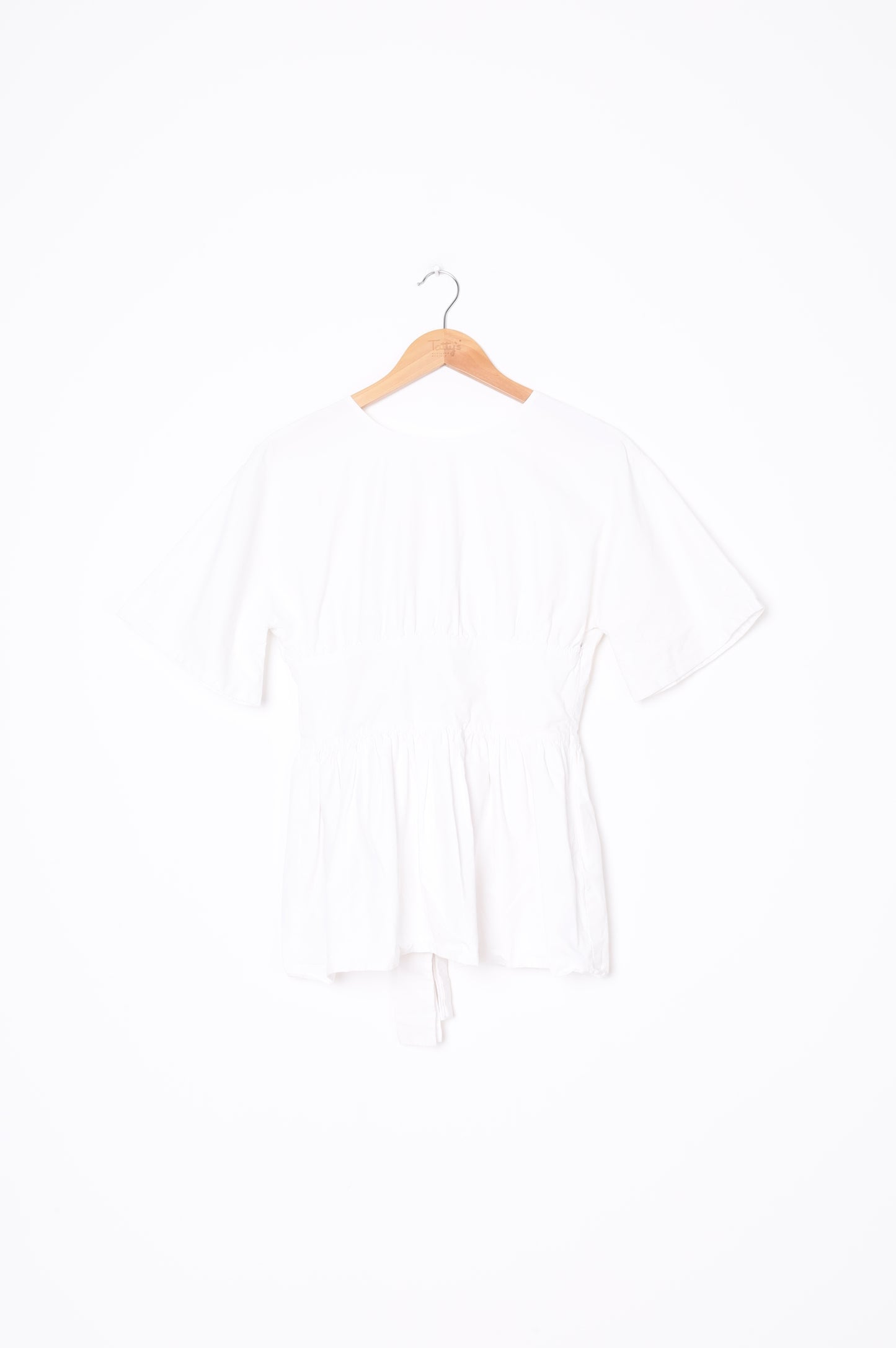 The Waiting Room Womens White Blouse Size 10