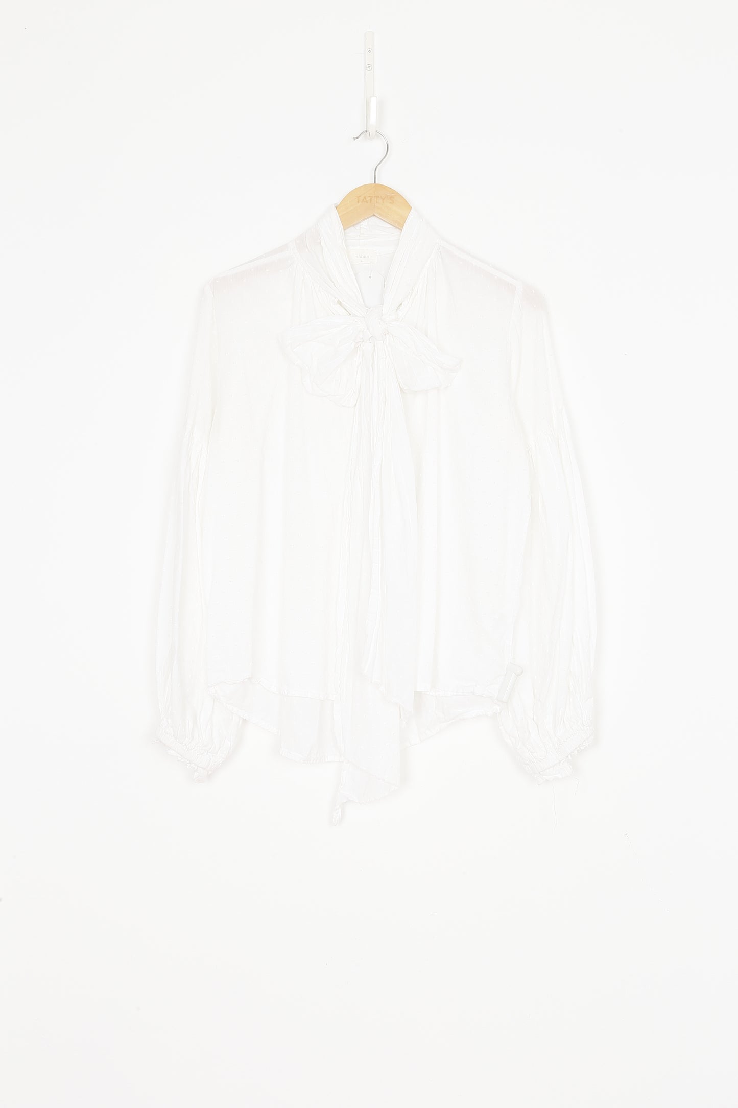 Mahsa Womens White Shirt Size XS