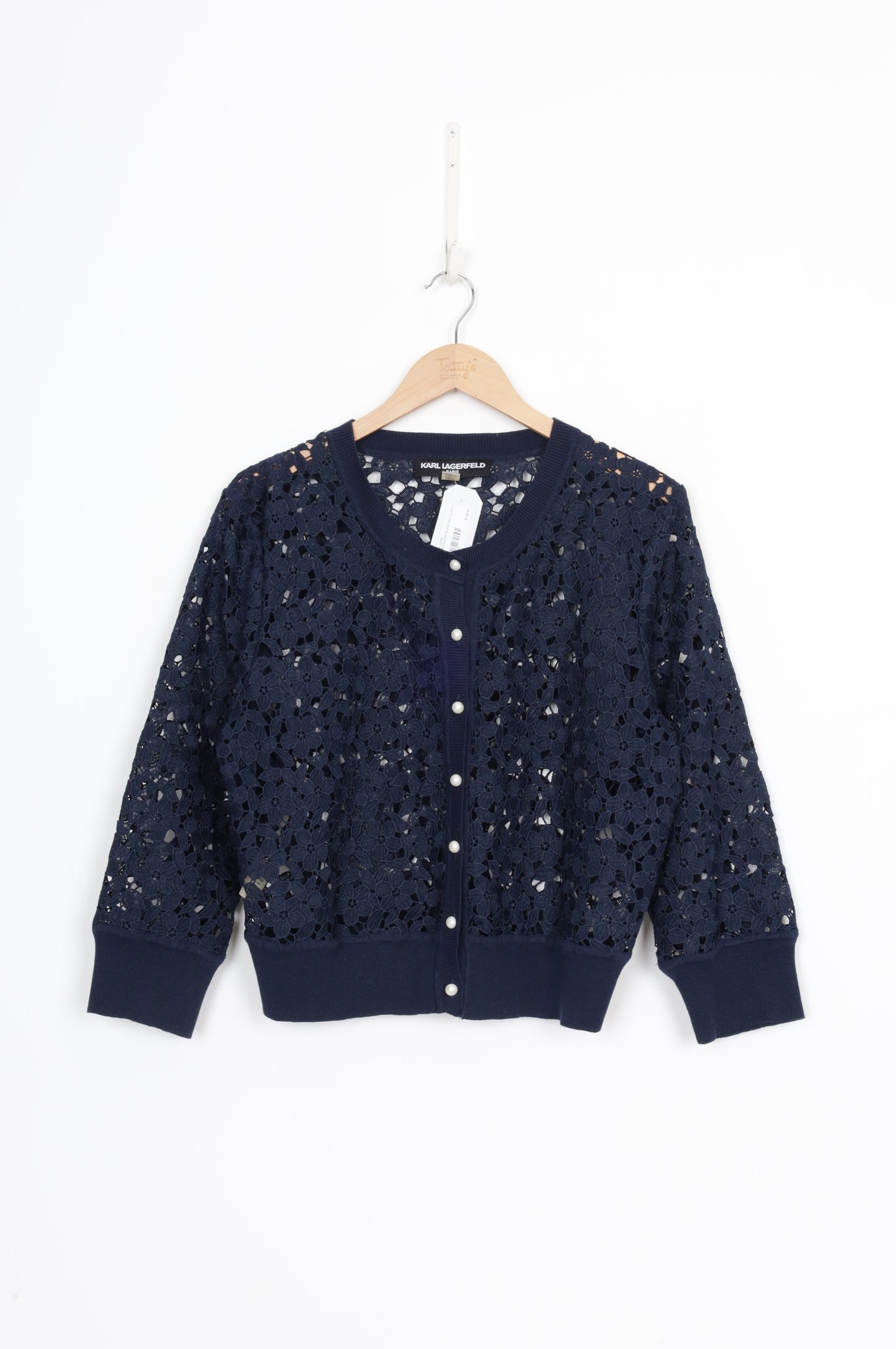 Karl Largerfeld Womens Blue Top Size XL