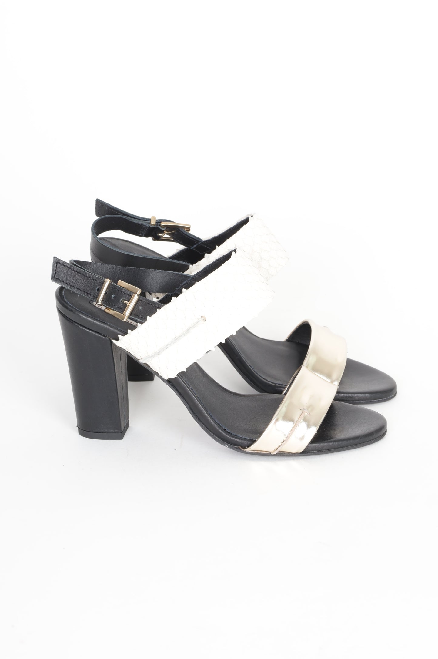 Manufacture D'essai Womens Black Heels Size EU 39