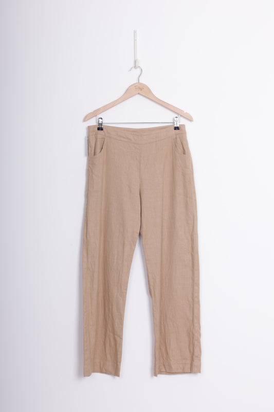 Repertoire Womens Beige Pants Size 12