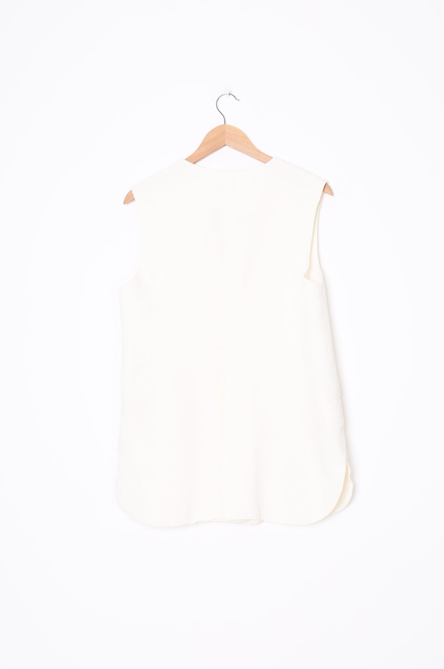 Harris Tapper Womens White Vest Size 8