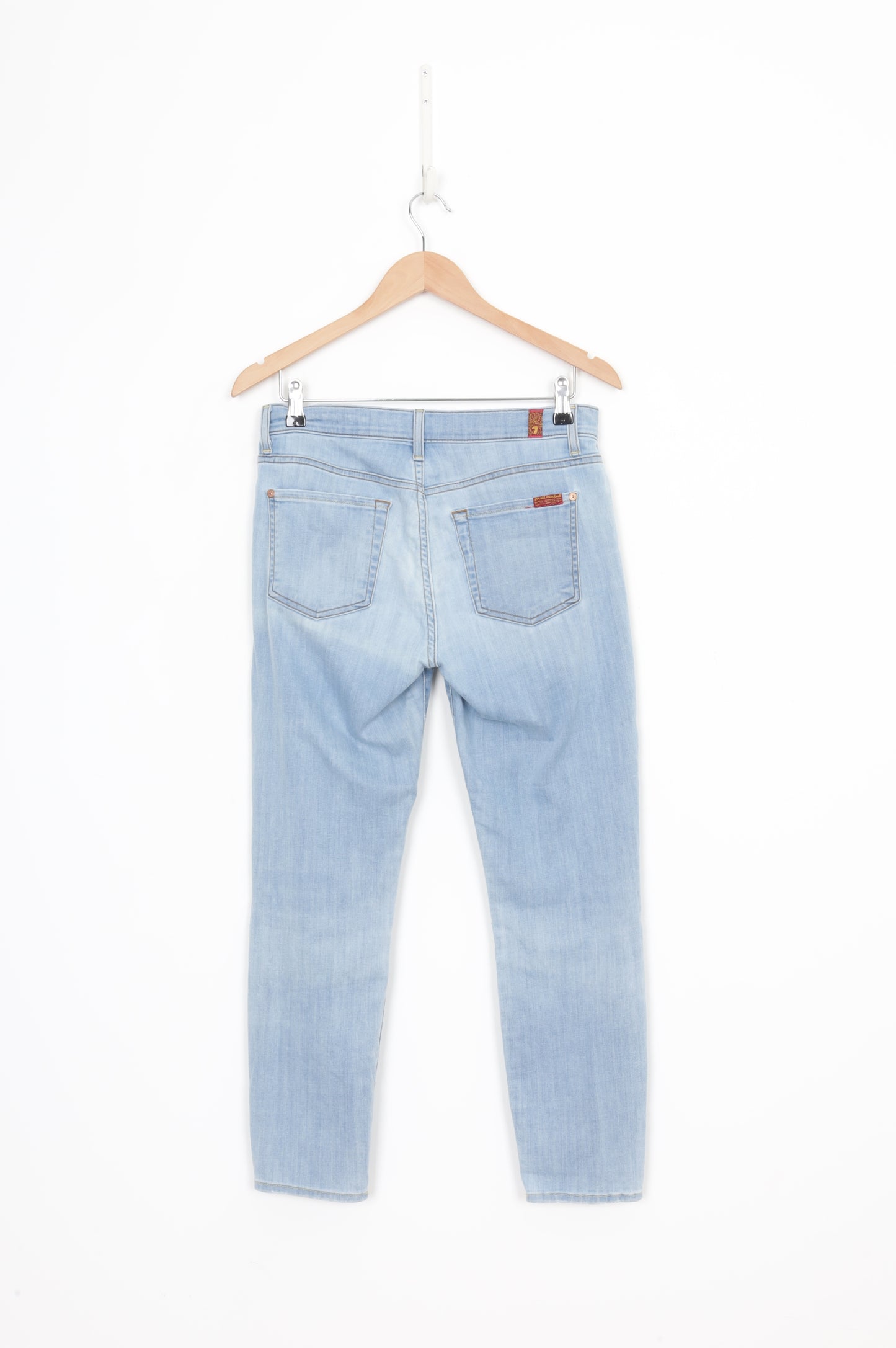 7 for All Mankind Womens Blue Jeans Size W 27