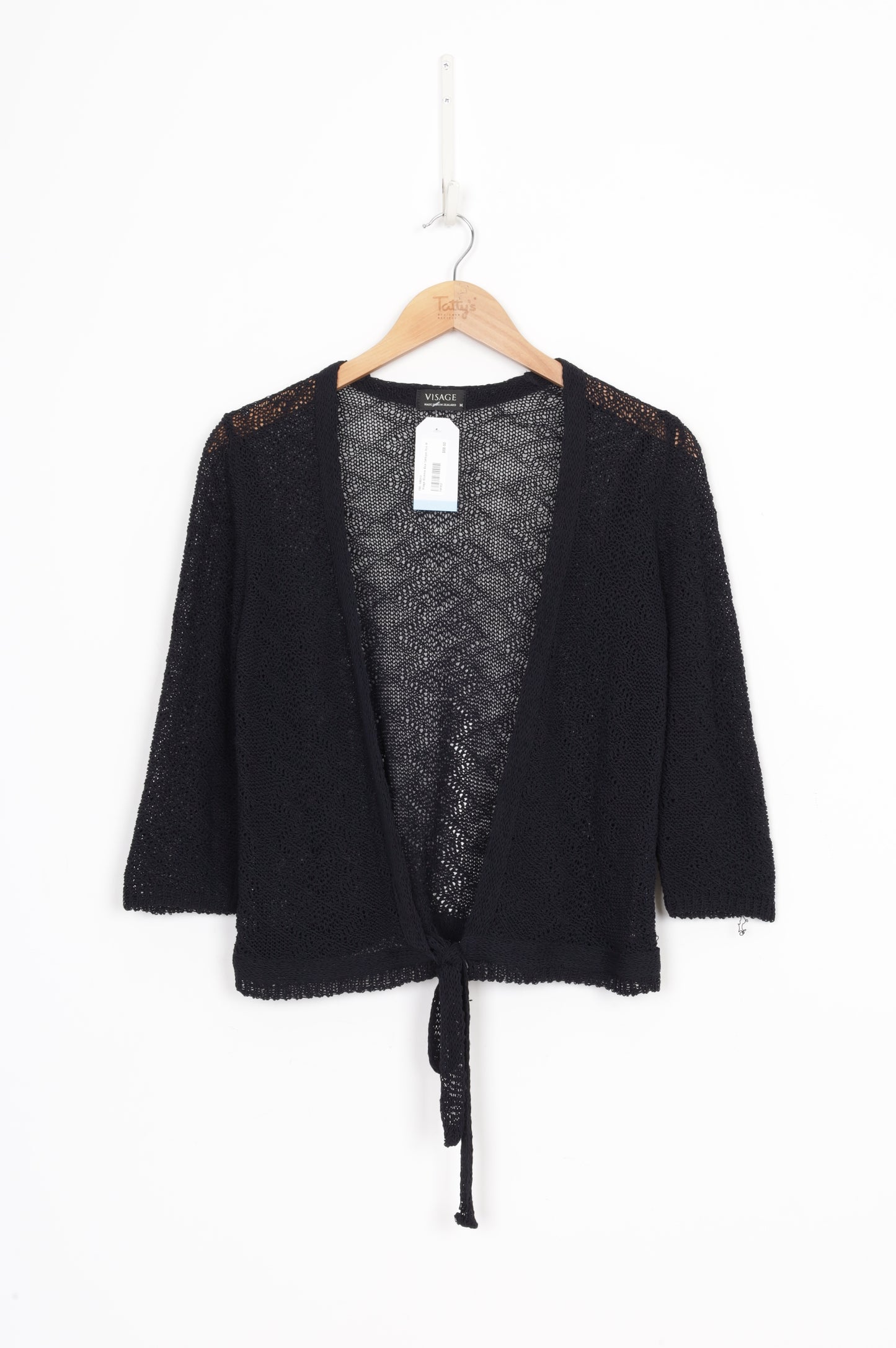 Visage Womens Blue Cardigan Size M