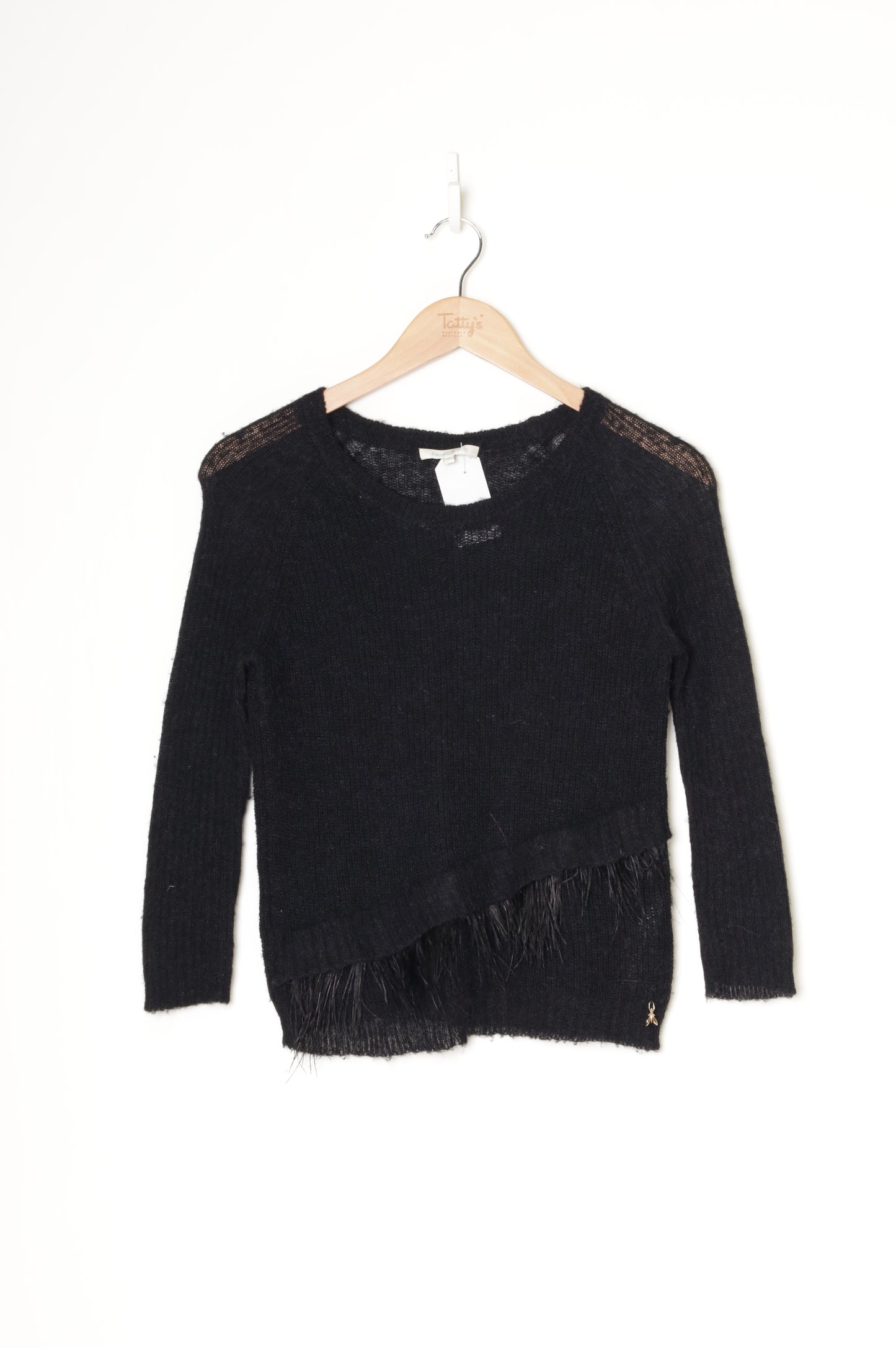 Patrizia Pepe Womens Black Jumper Size 0