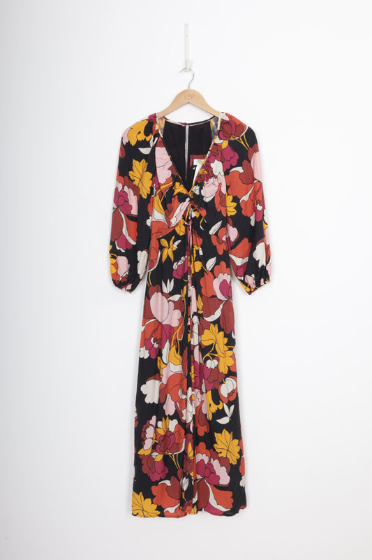 Maeve Womens Black Dress Size 8