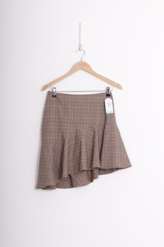 & Other Stories Paris Atelier Womens Brown Skirt Size 36