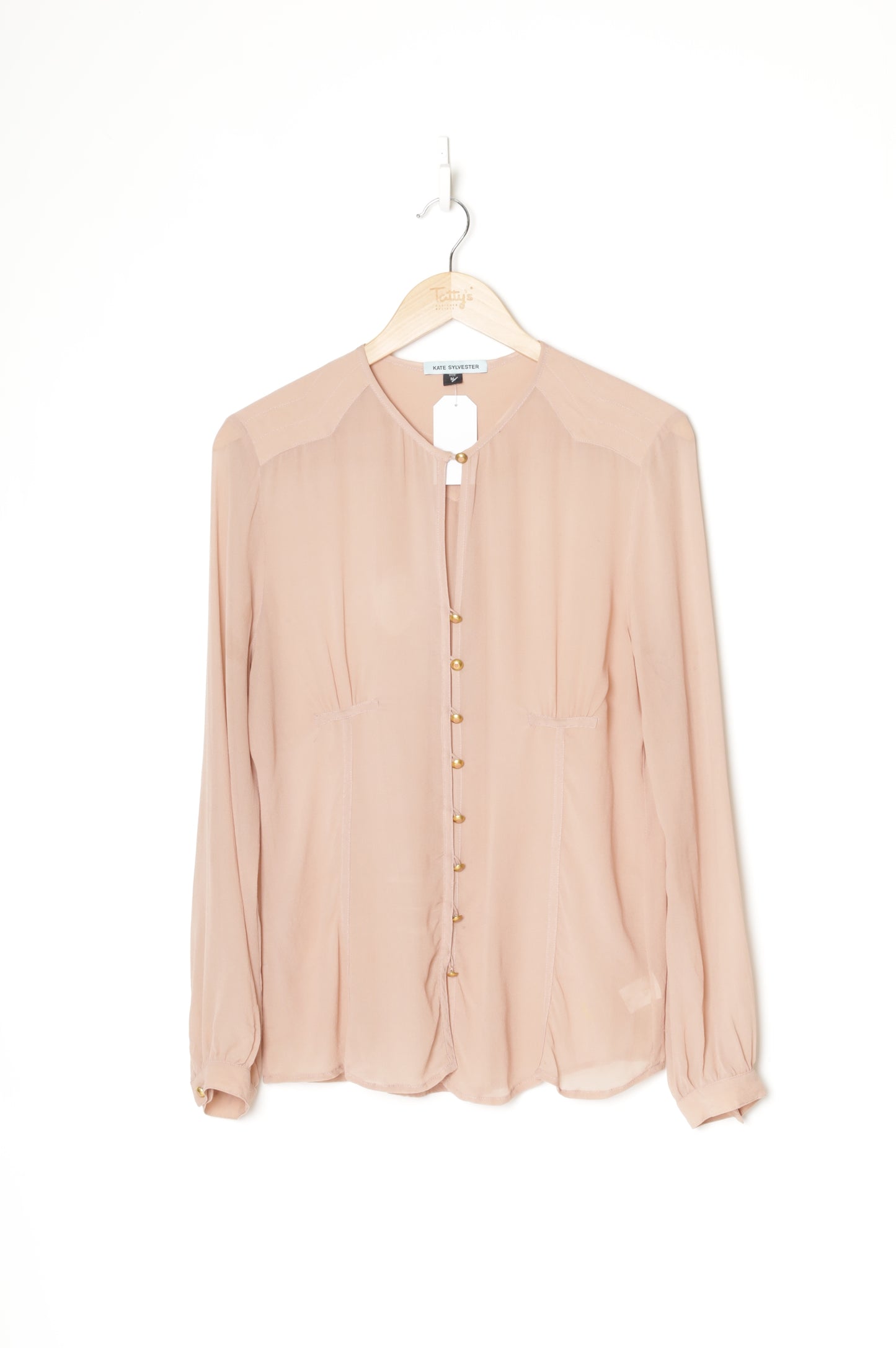 Kate Sylvester Womens Pink Blouse Size M