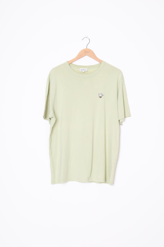 Cafe Kitsune Mens Green T-shirt Size L