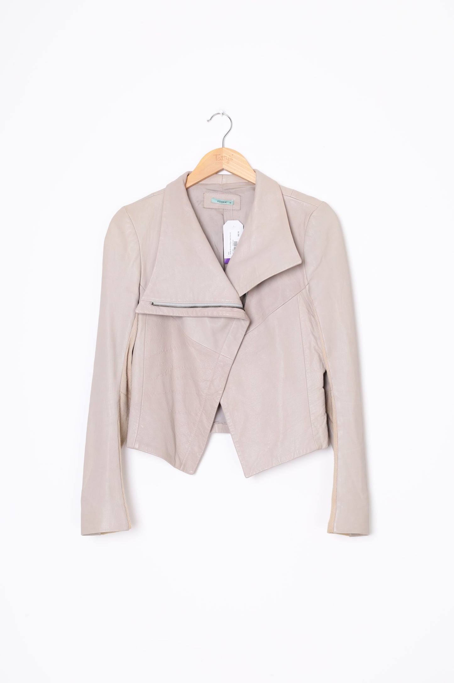Kookai Womens Beige Jacket Size 38