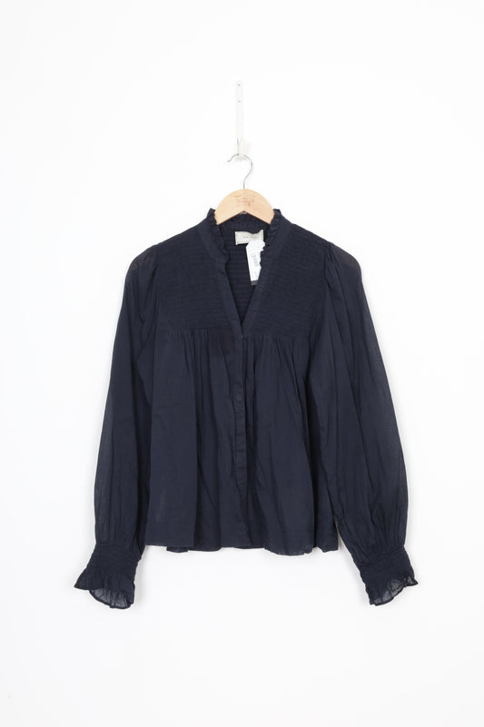 Neo Noir Womens Blue Blouse Size 40