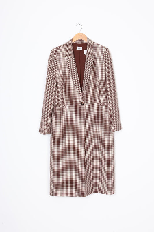 Seed Womens Brown Coat Size M