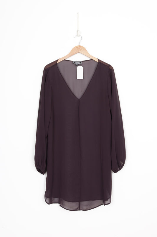 Repertorie Womens Purple Dress Size 5