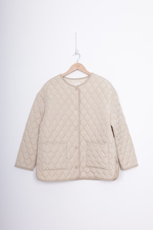 A&C Womens Beige Jacket Size M