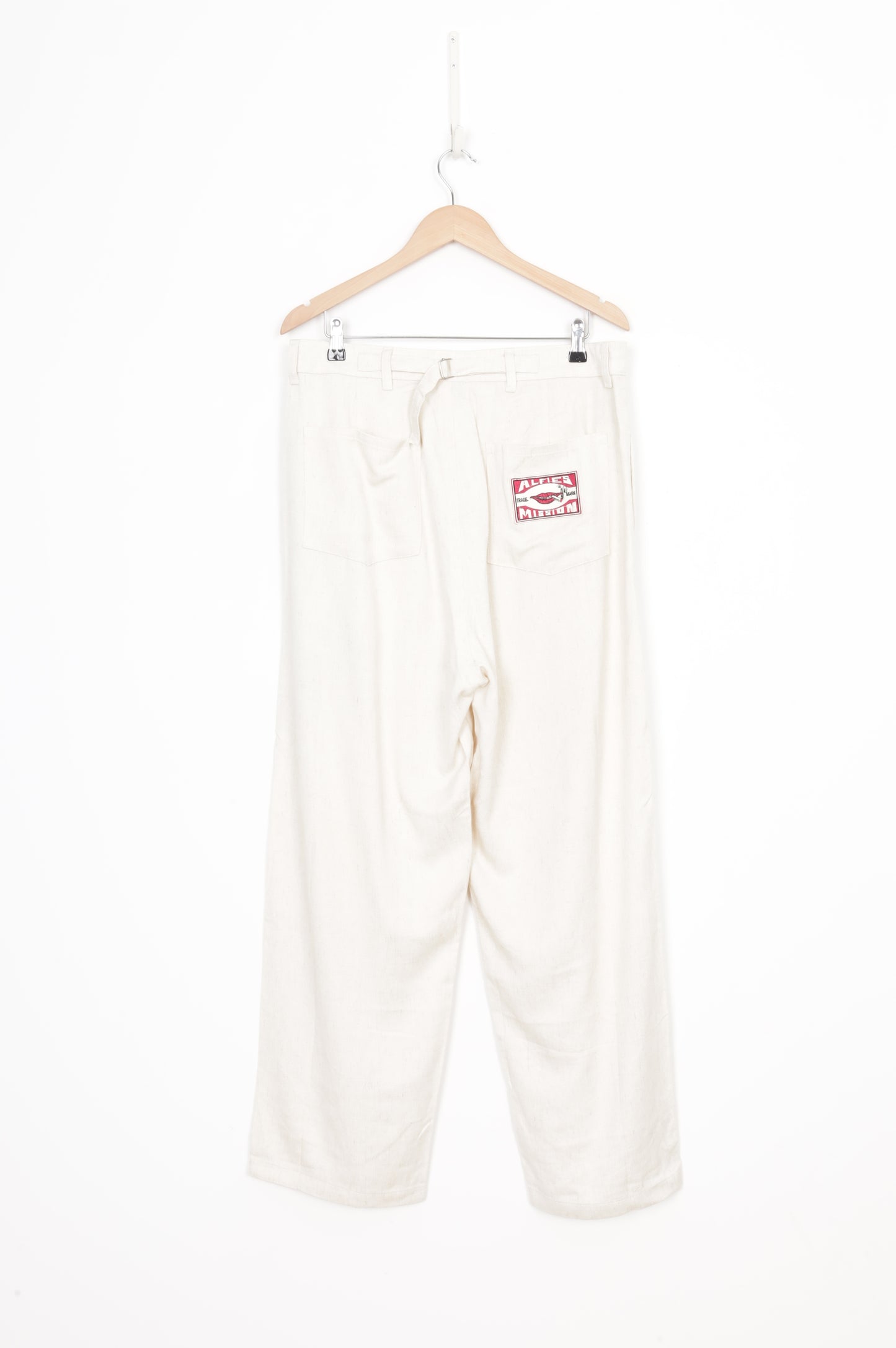 Alfie's Mission Womens Cream Pants Size XL