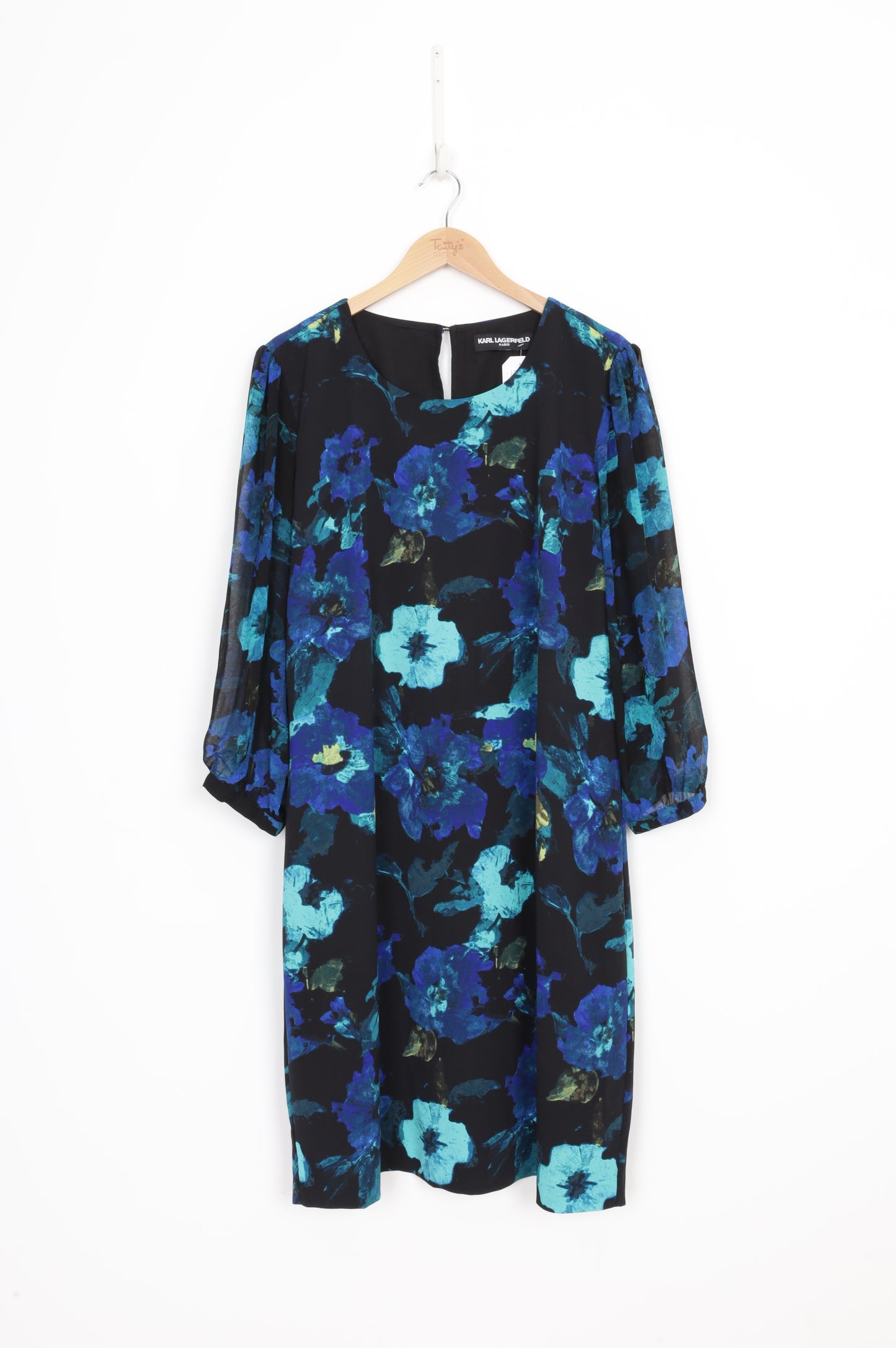 Karl Largerfeld Womens Black Dress Size XL