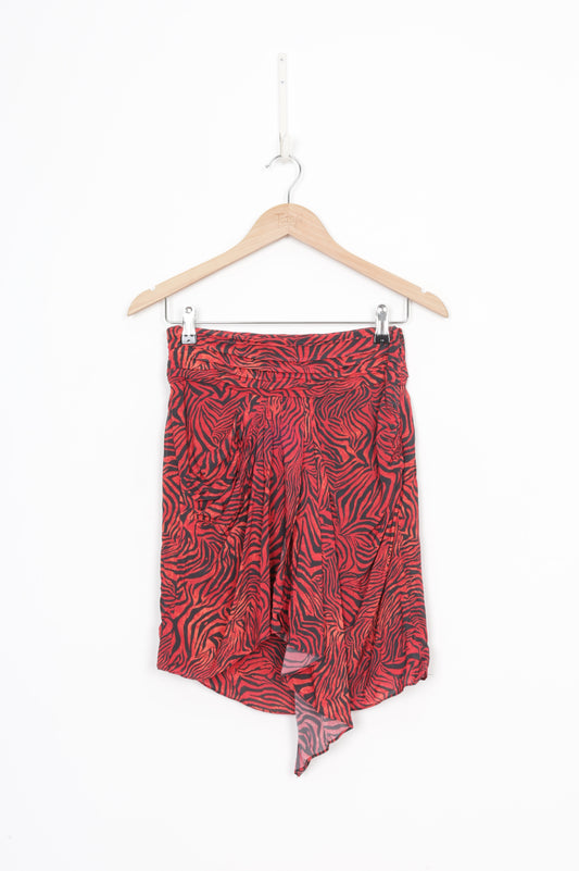 IRO Womens Red Skirt Size 36