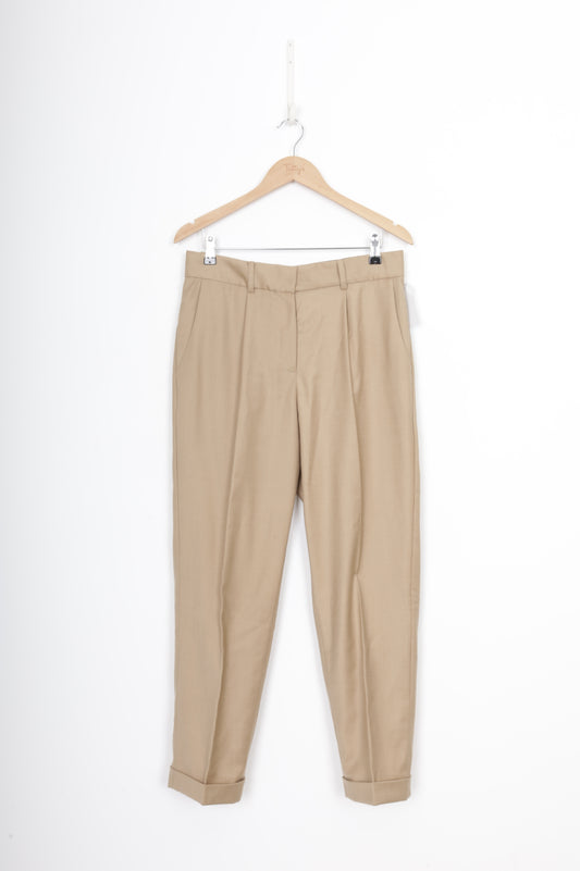 Wynn Hamlyn Womens Beige Pants Size 12