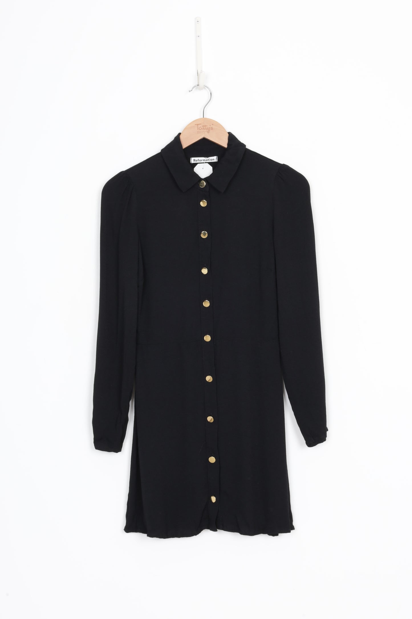 Reformation Womens Black Dress Size 2