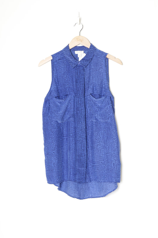 Witchery Womens Blue Shirt Size 10