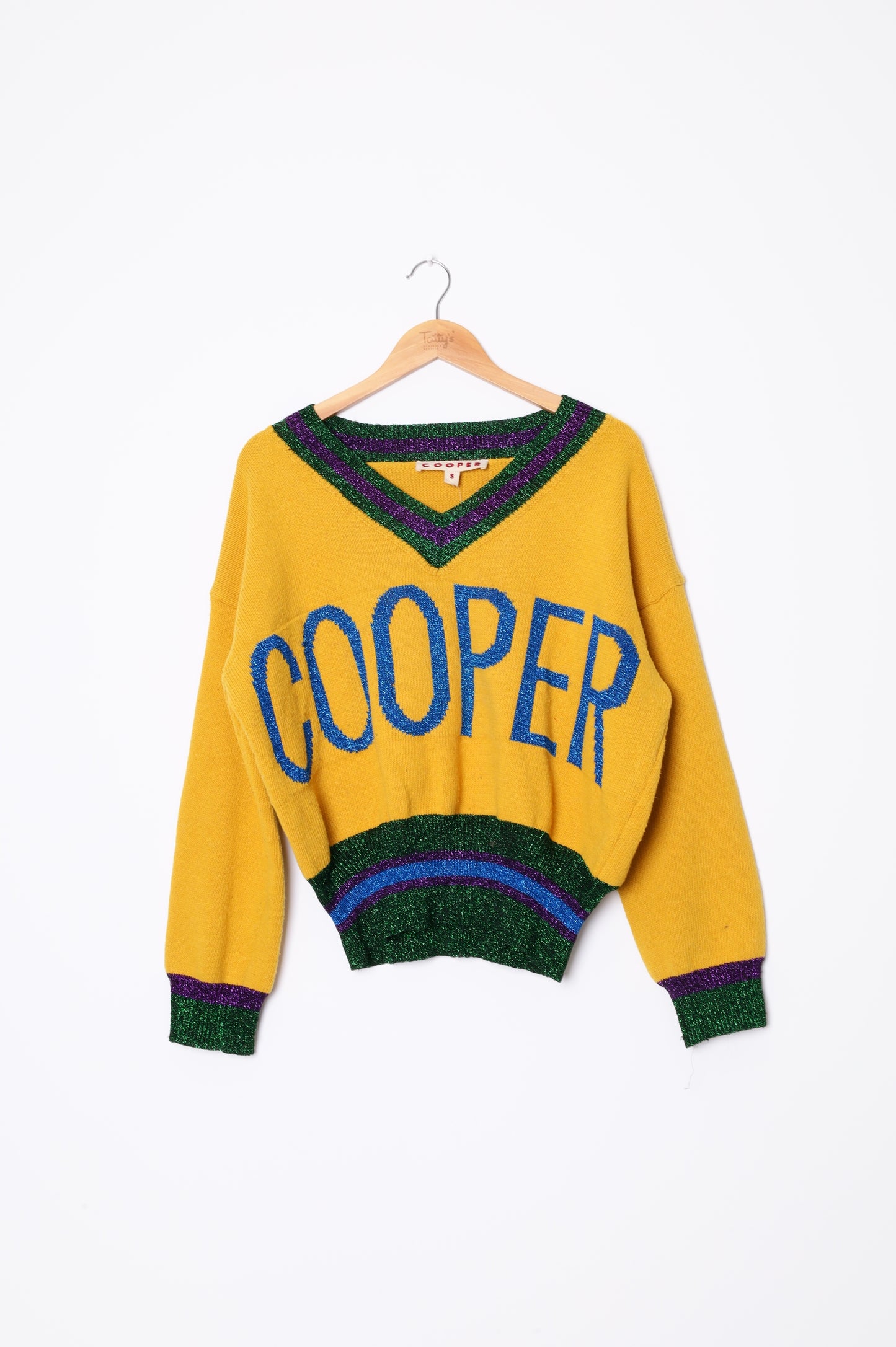 Cooper Womens Yellow Jumper Size S
