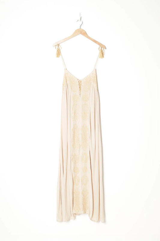 Farm Womens Beige Dress Size M