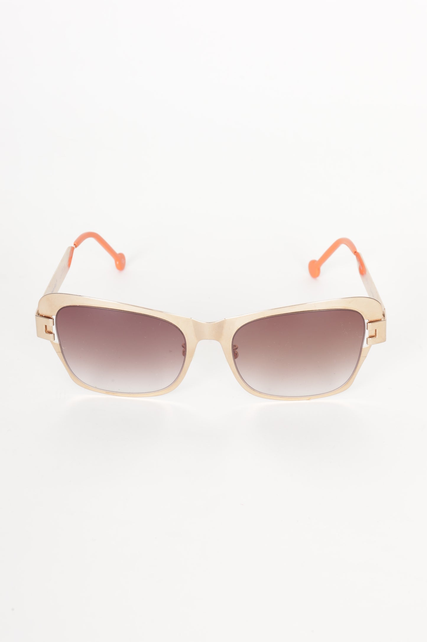 L.A. Eyeworks Womens Gold Sunglasses Size O/S