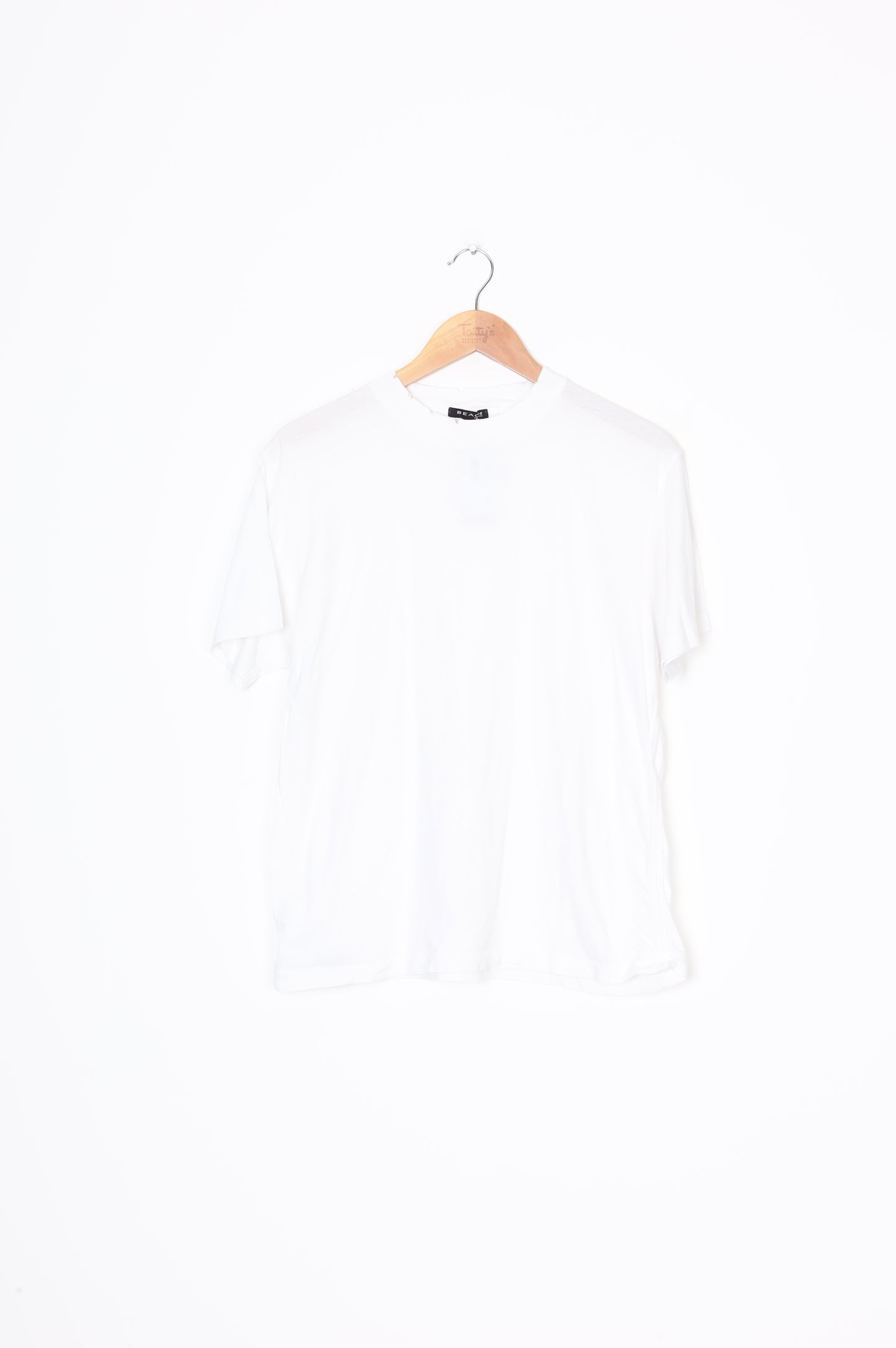 Beach Brains Womens White T-shirt Size M