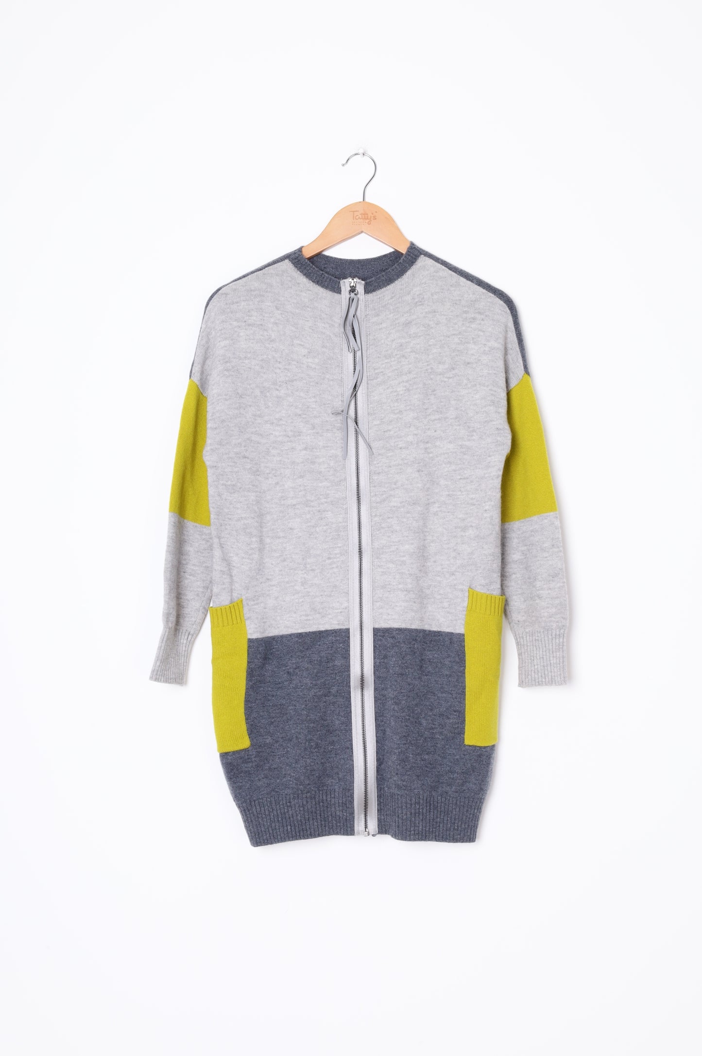 Caroline Womens Grey Cardigan Size 6