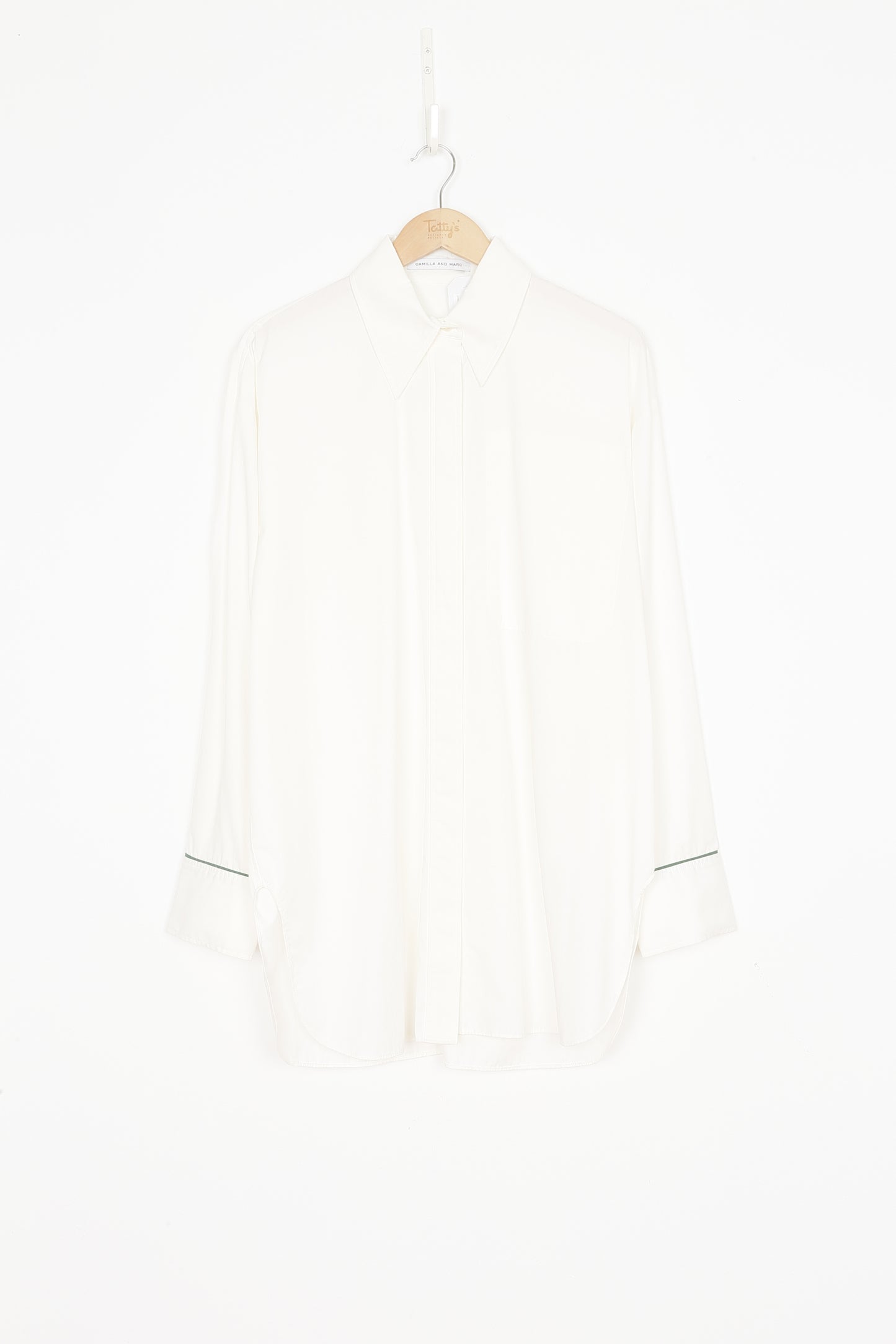 Camilla and marc Womens White Shirt Size L