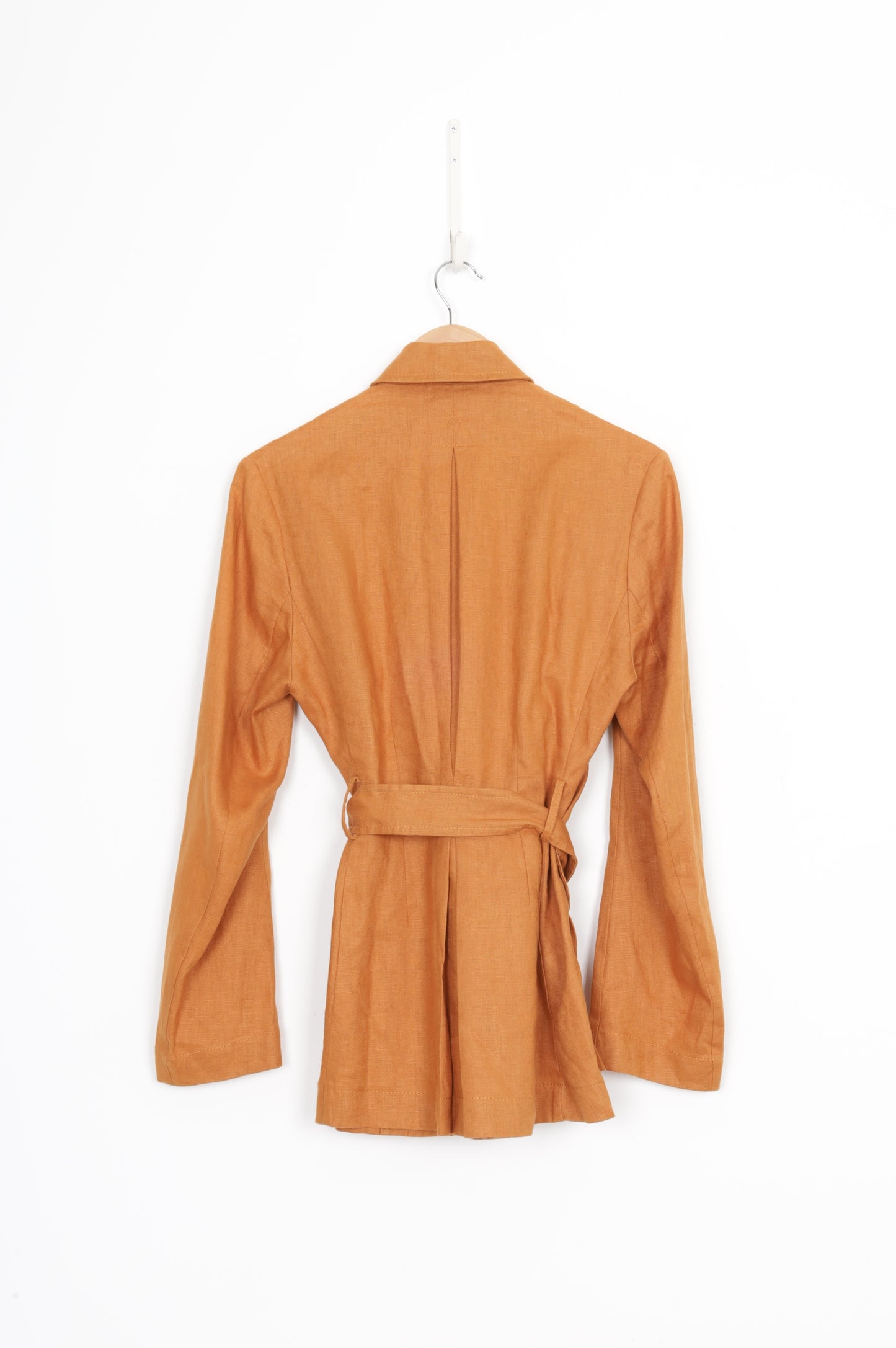 Karen Walker Womens Orange Coat Size 8