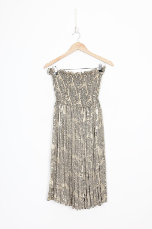 Scanlan & Theodore Womens Beige Dress Size M