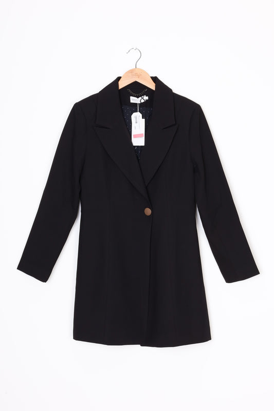 Belle & Bloom Womens Black Blazer Size L