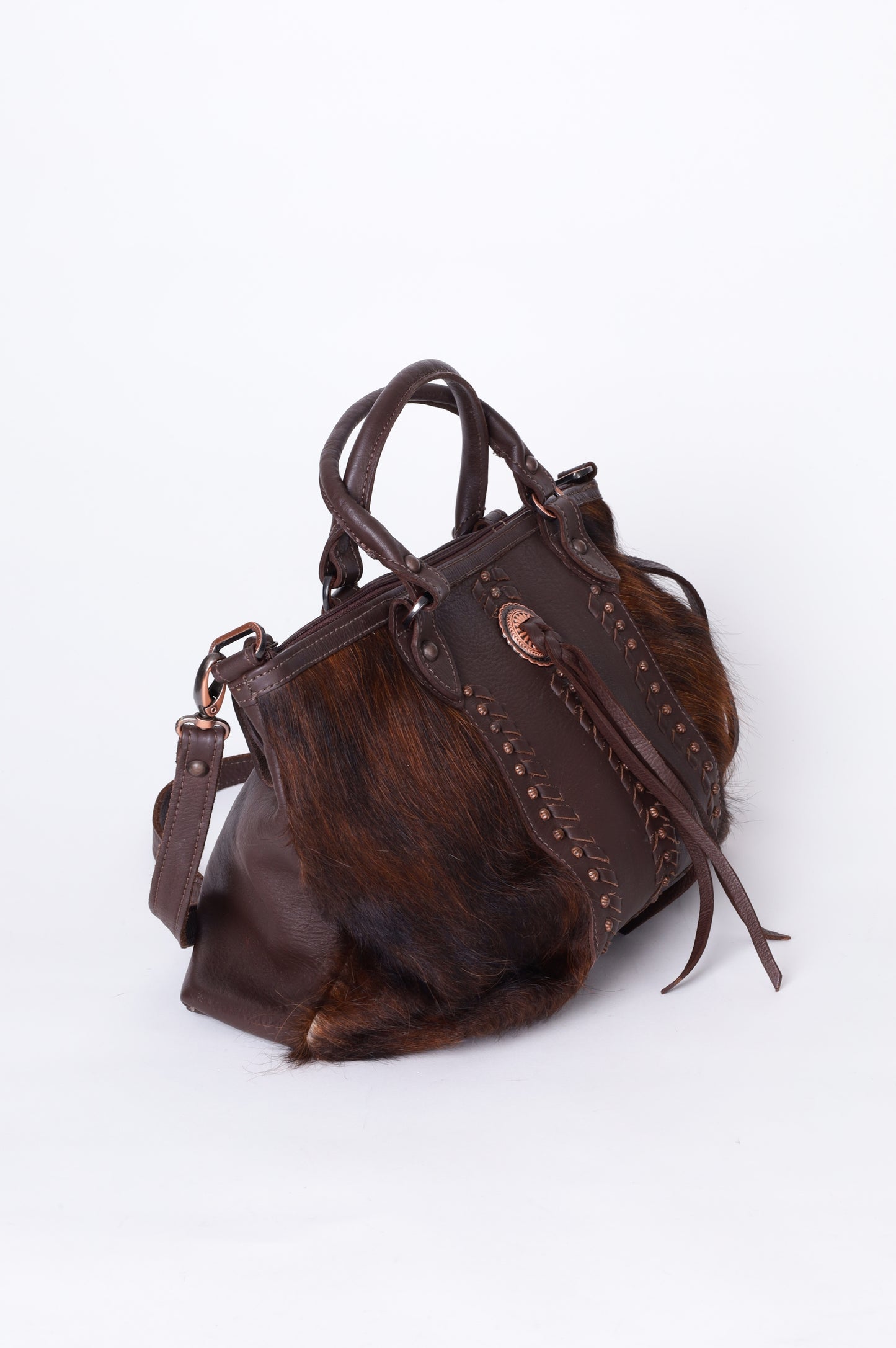 American West Womens Brown Bag Size M