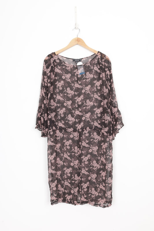 Repertoire Womens Grey Dress Size 18