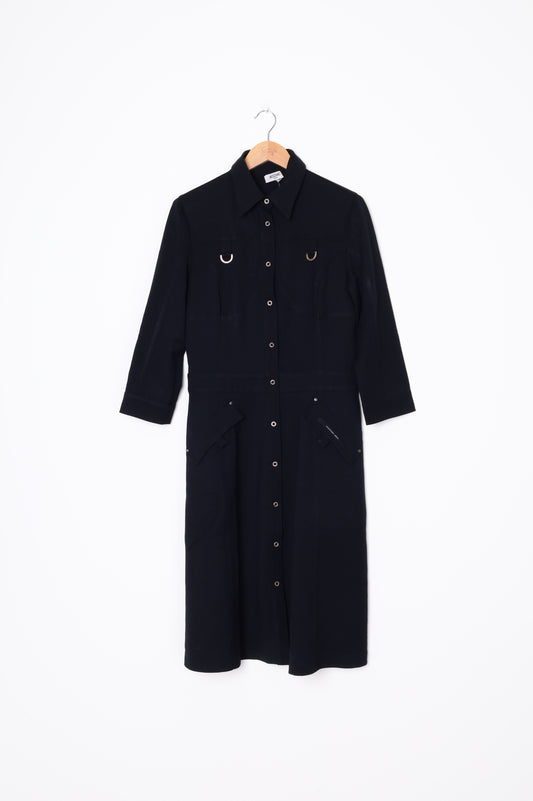 Moschino Jeans Womens Black Dress Size 14