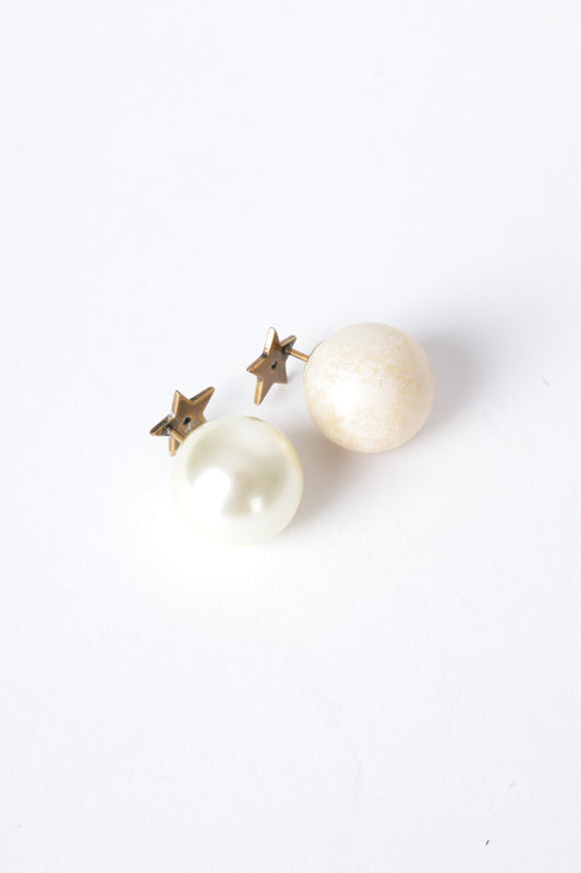 Dior Womens White Earrings Size O/S
