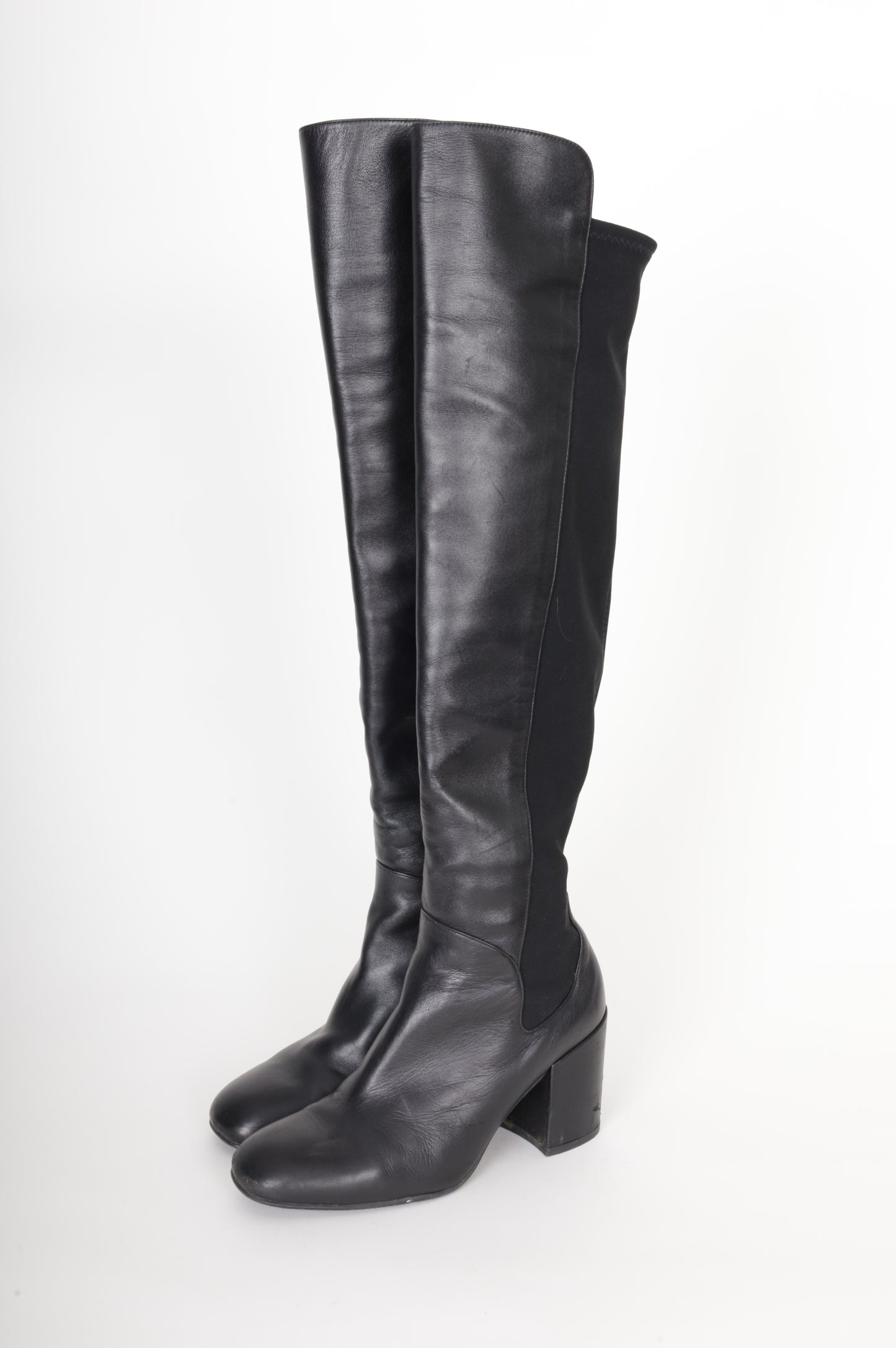 Stuart Weitzman Womens Black Boots  Size EU 38.5