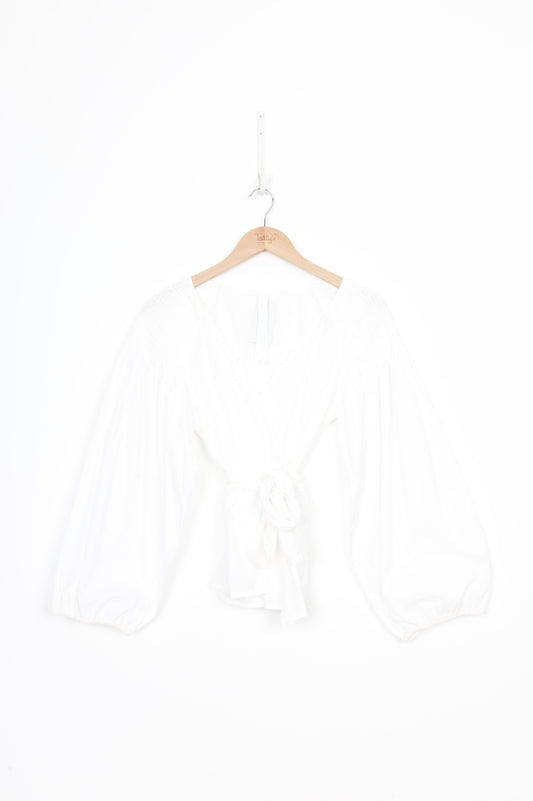 Merlette Womens White Top Size M